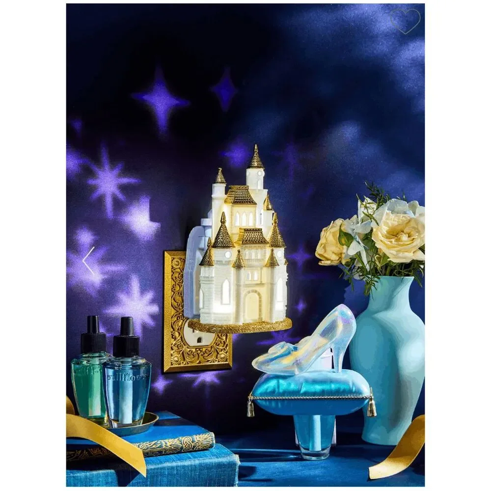 BATH & BODY WORKS CINDERELLA ADJUSTABLE WALLFLOWER SCENT CONTROL NIGHTLIGHT - Picture 3 of 3